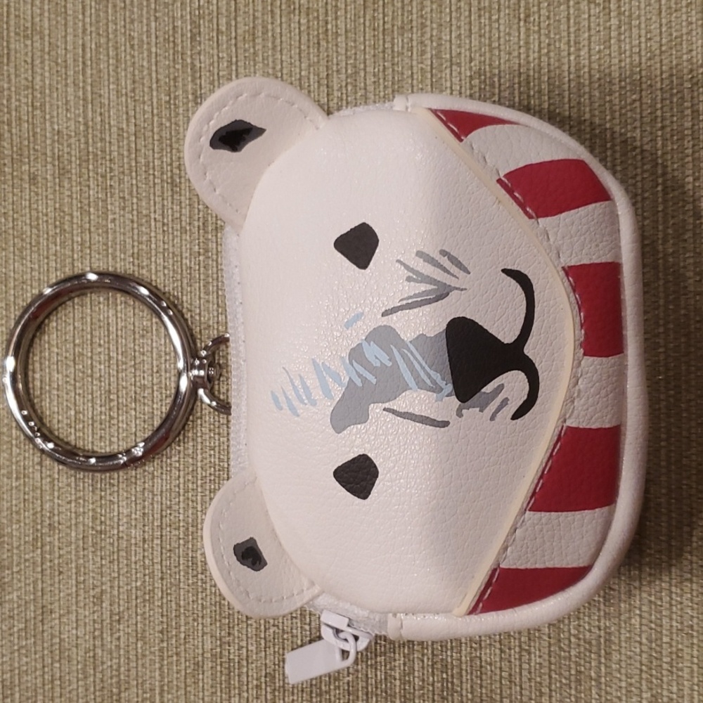 VERA BRADLEY- POLAR BEAR COIN PURSE BAG CHARM